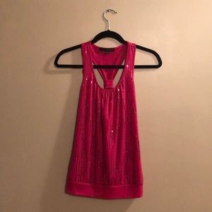 Pink Tank with Sequins 🌸